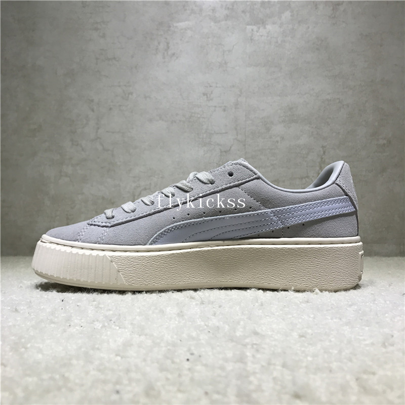 Puma Fenty Rihanna Suede Platform Blue White